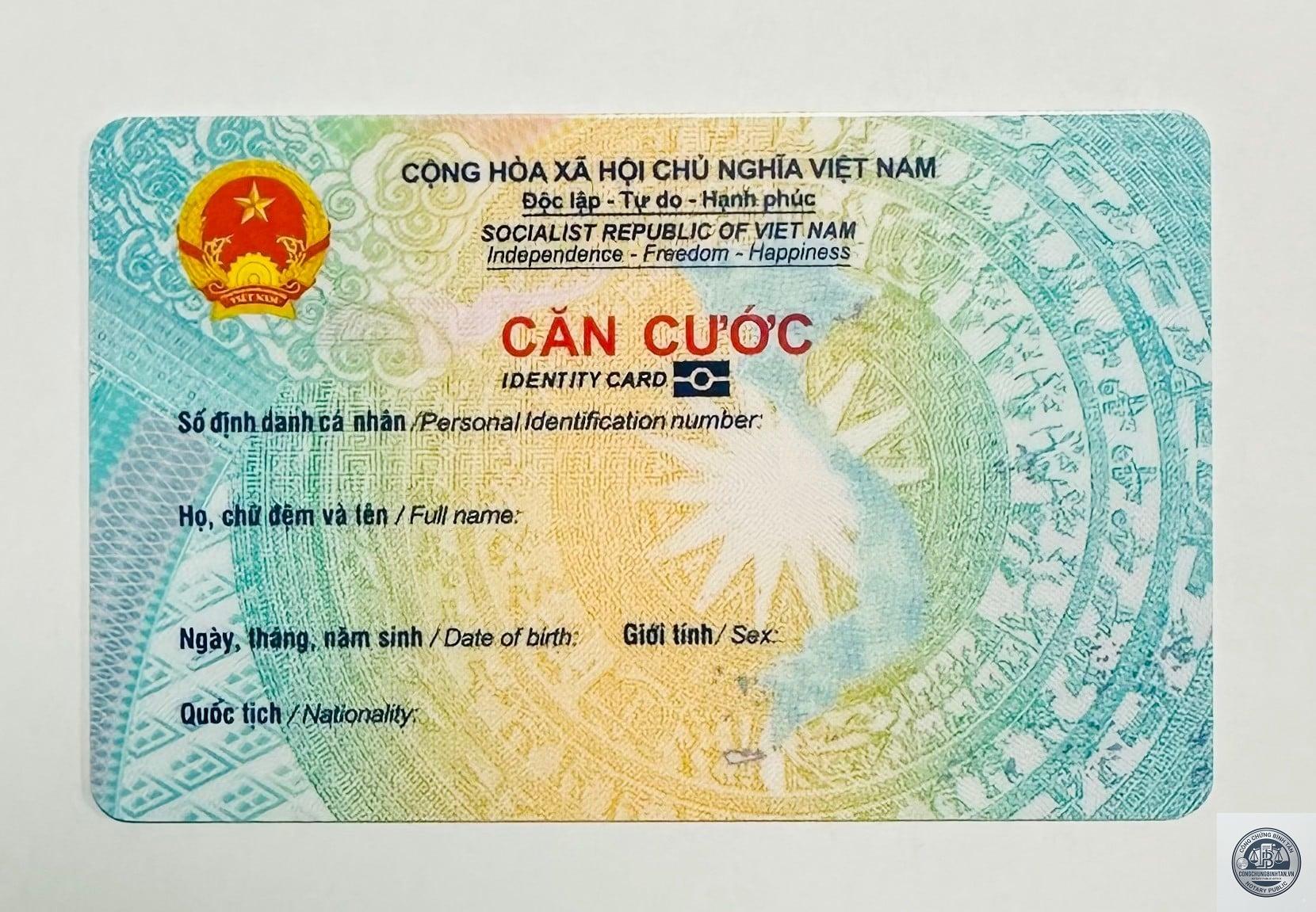 thẻ căn cước - Hình 3