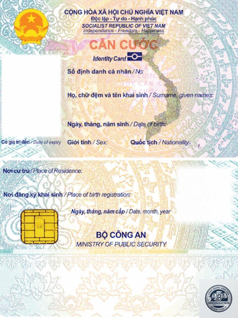 thẻ căn cước