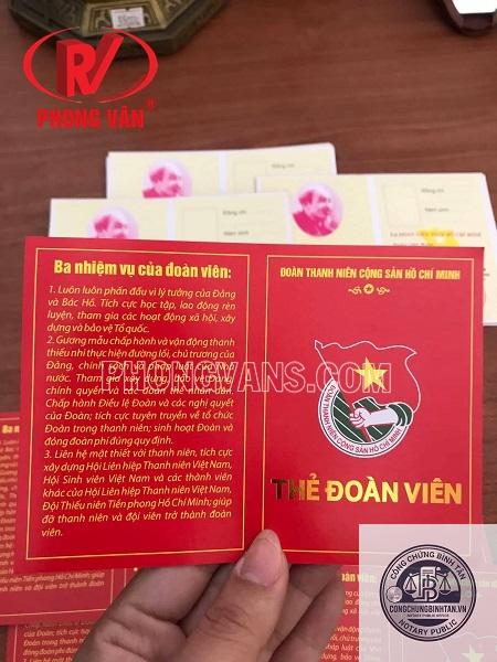 thẻ đoàn viên
