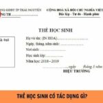 thẻ học sinh