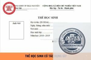 thẻ học sinh