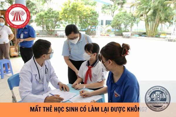 thẻ học sinh bị mất