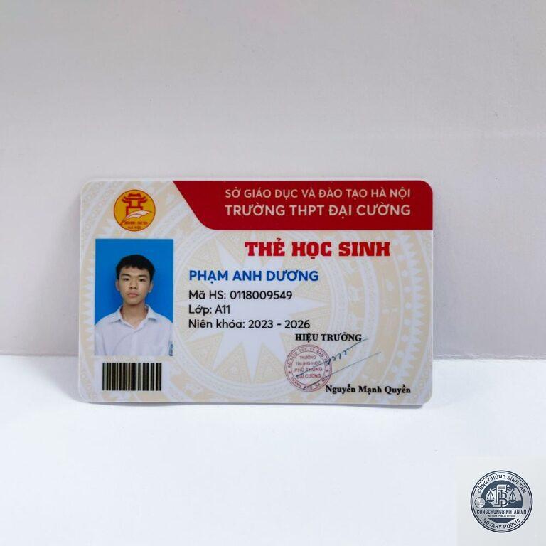 thẻ sinh viên - Hình 2