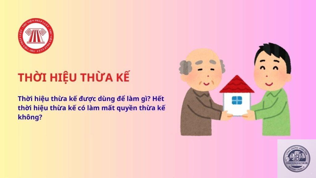 thời hiệu thừa kế là gì