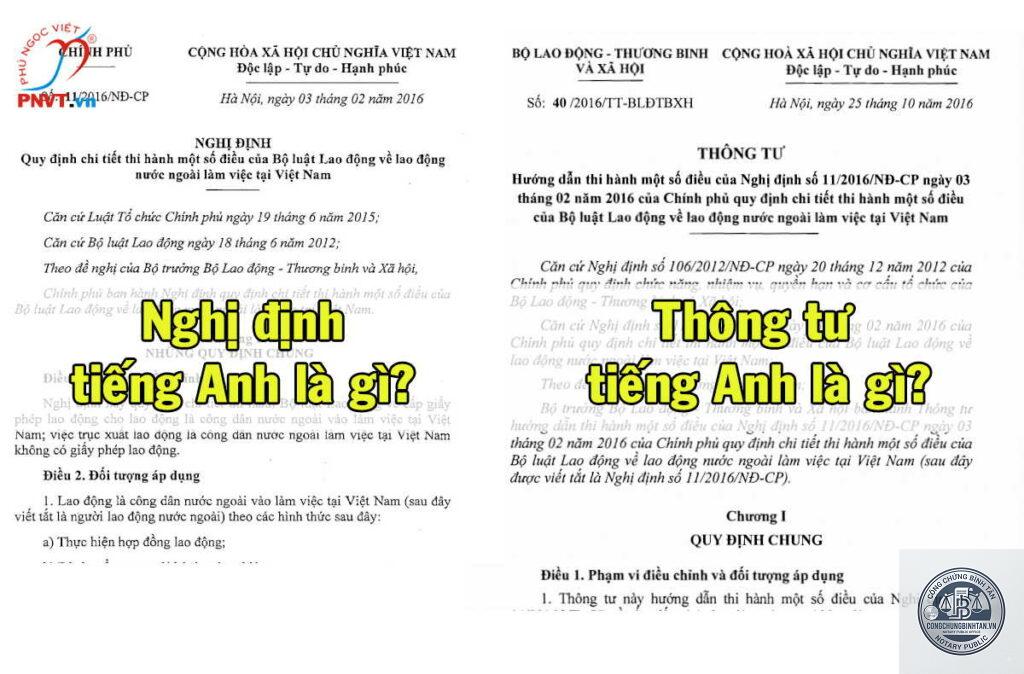 thông tư là gì