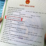 thủ tục cấp giấy khai sinh