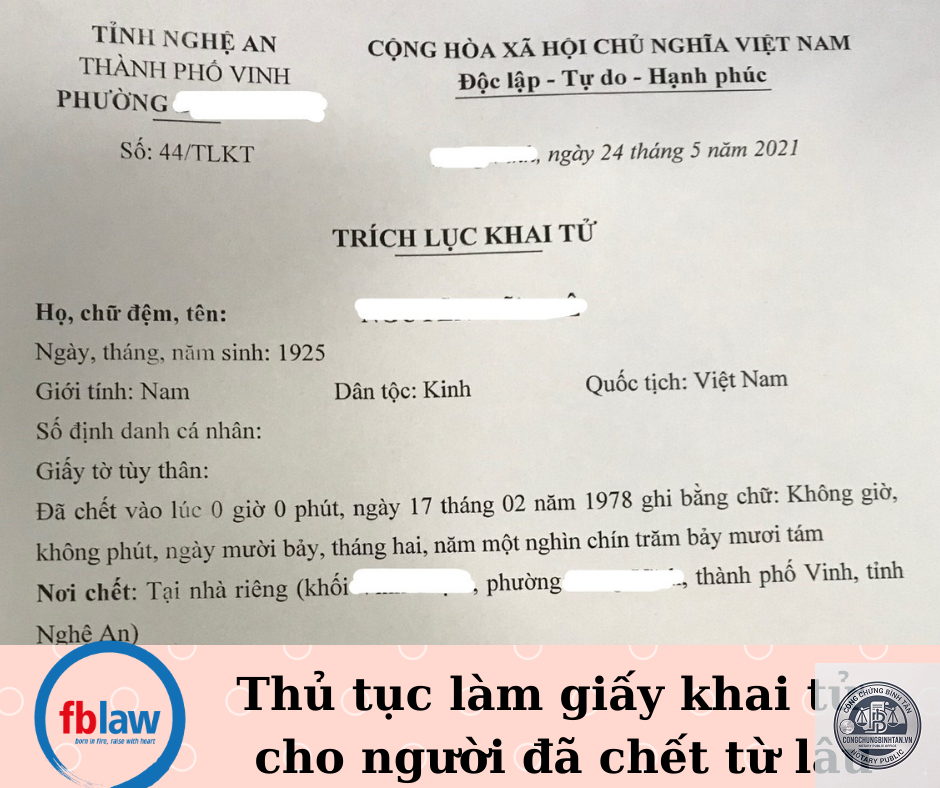 thủ tục khai tử - Hình 3