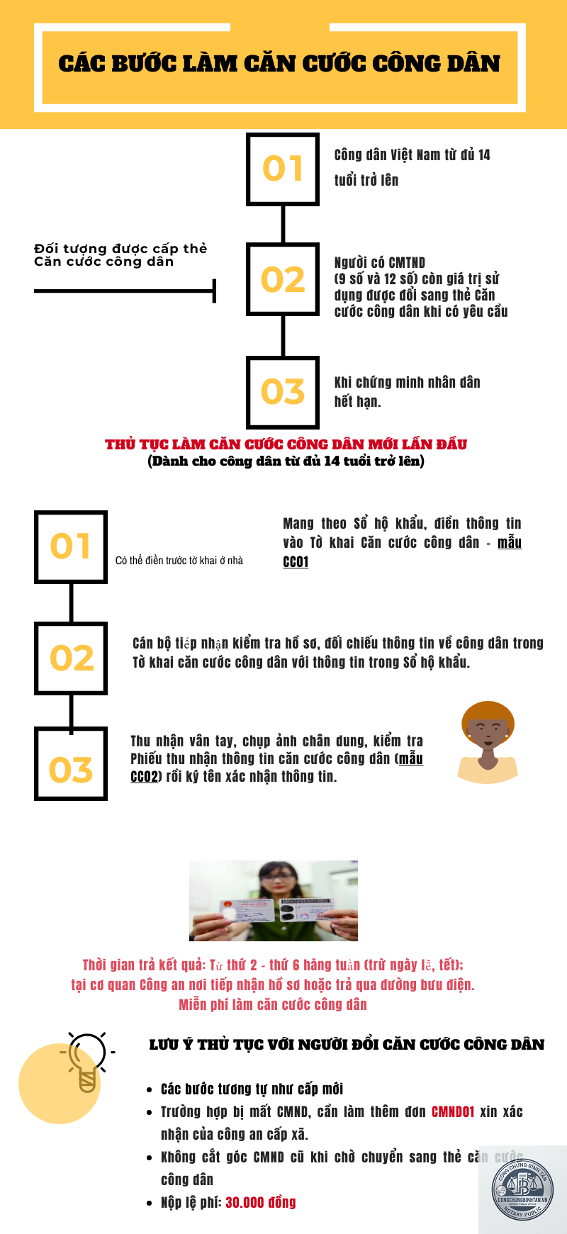 thủ tục làm căn cước - Hình 2