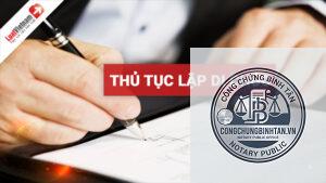 thủ tục lập di chúc cổ phần