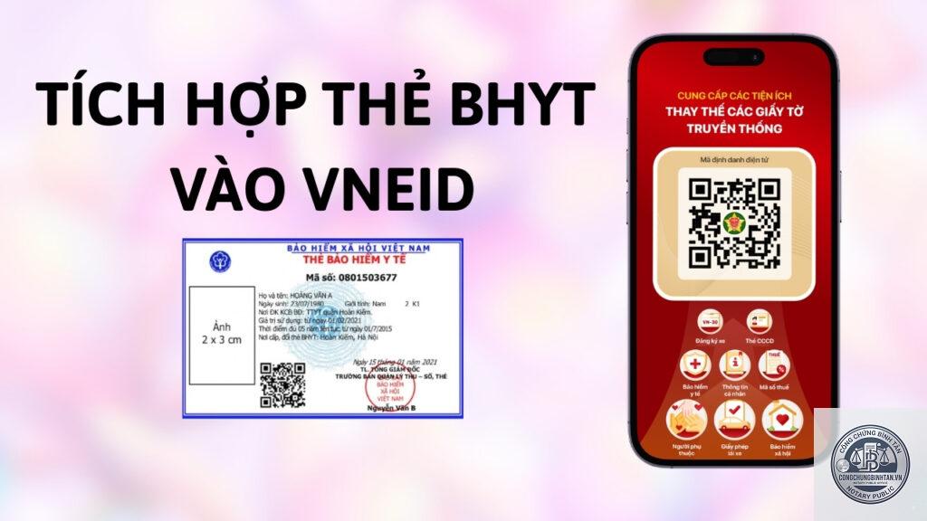 tích hợp bảo hiểm y tế vào VNeID