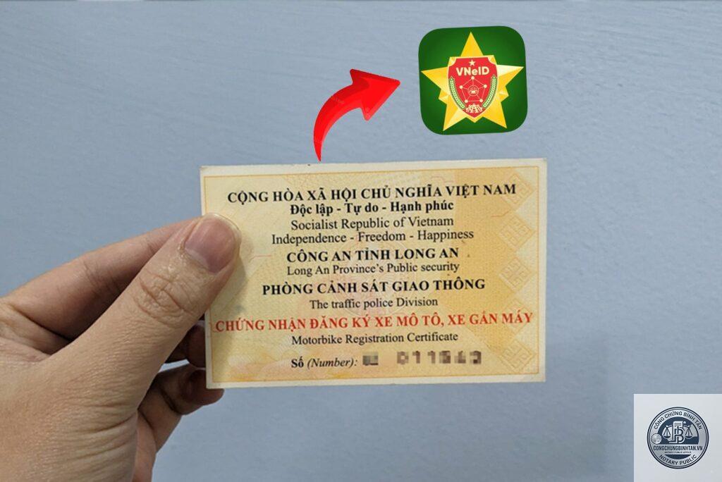 tích hợp giấy đăng ký xe vào VNeID