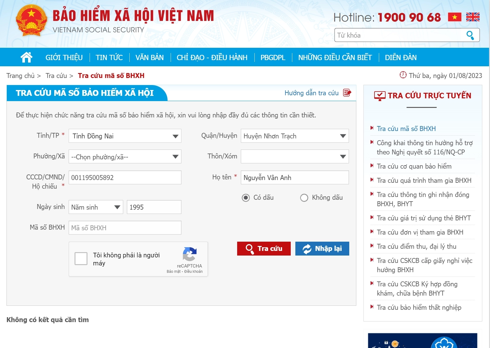 tra cứu bảo hiểm xã hội - Hình 1