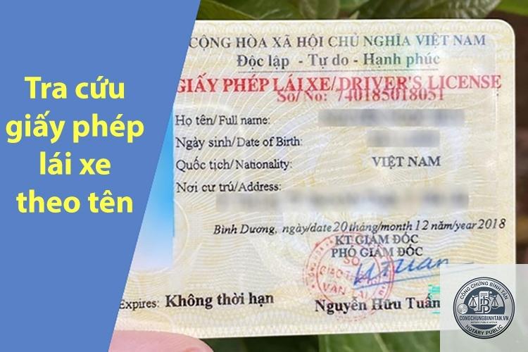 tra cứu giấy ph&eacute;p l&aacute;i xe - H&igrave;nh 3