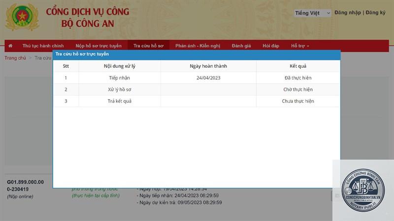 tra cứu kết quả hộ chiếu - H&igrave;nh 4