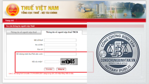 tra cứu mã số thuế bằng căn cước