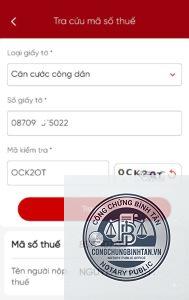 tra cứu mã số thuế cá nhân