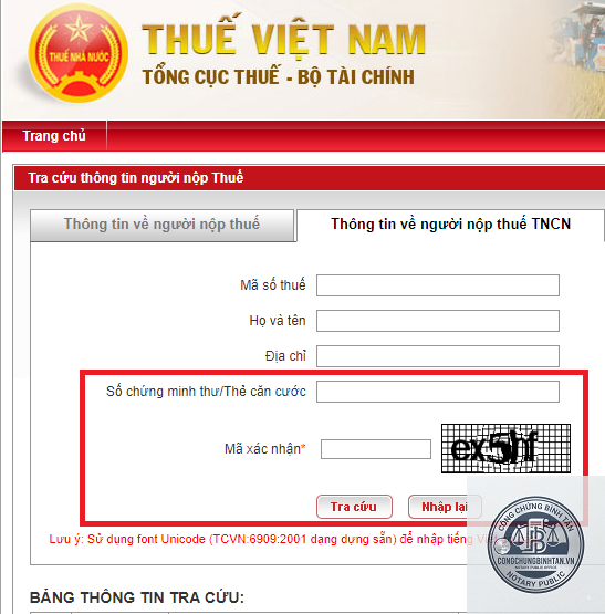 tra cứu mã số thuế cá nhân - Hình 3
