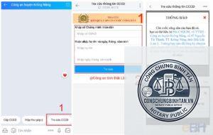 tra cứu tình trạng cấp căn cước công dân
