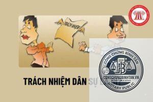 trách nhiệm dân sự là gì