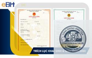 trích lục giấy khai sinh