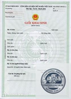 trích lục giấy khai sinh - Hình 5