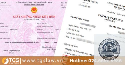 trích lục kết hôn - Hình 2