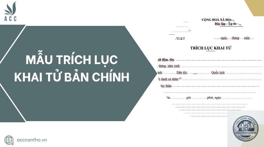 trích lục khai tử - Hình 3