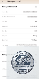 trích xuất thông tin cư trú