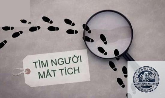 tuyên bố mất tích là gì