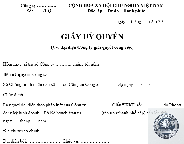 ủy quyền giải quyết là gì