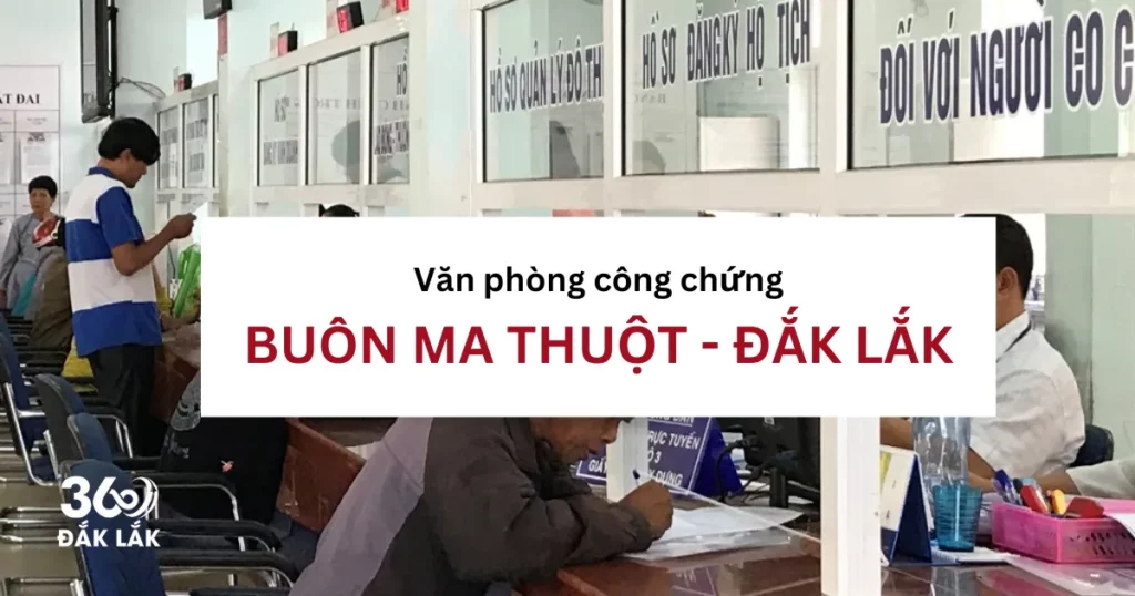 văn phòng công chứng Đắk Lắk