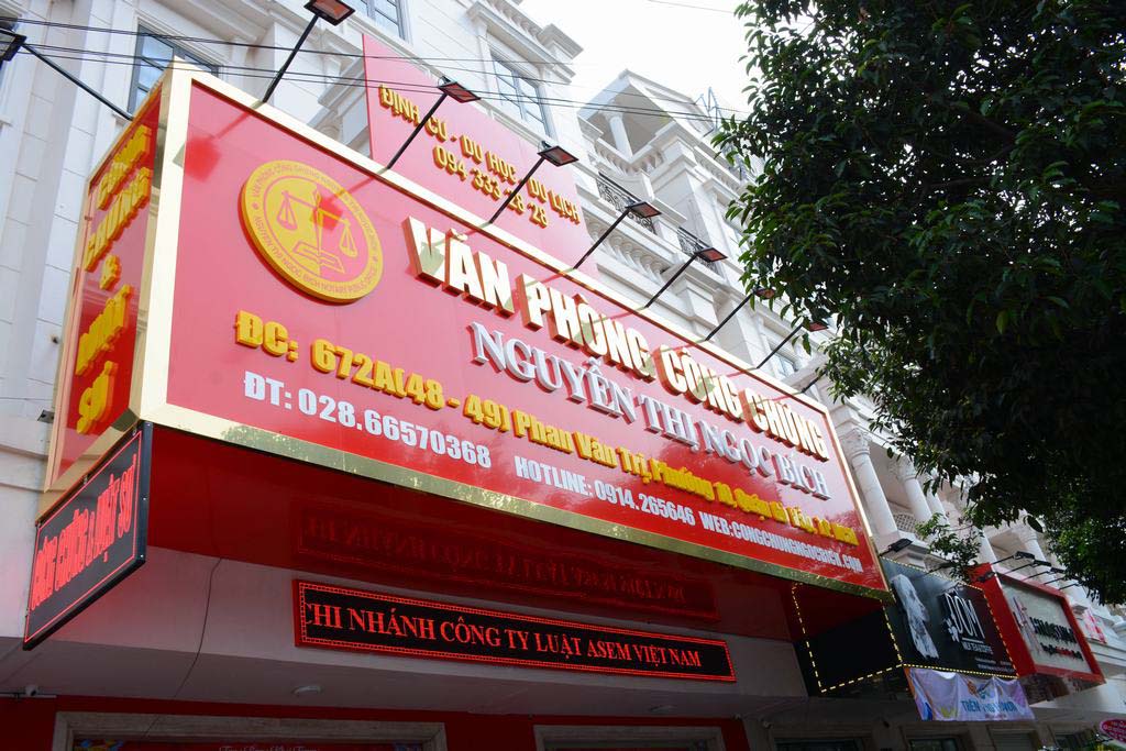 văn phòng công chứng Gò Vấp