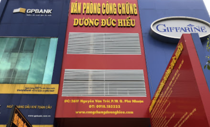 văn phòng công chứng Phú Nhuận