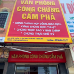 văn ph&ograve;ng c&ocirc;ng chứng Quảng Ninh