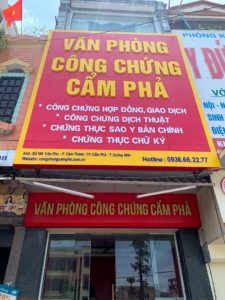 văn phòng công chứng Quảng Ninh