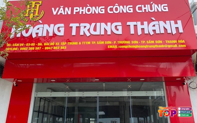 văn phòng công chứng Thanh Hóa - Hình 1