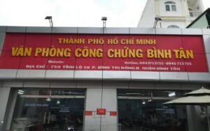 văn phòng công chứng gần nhất