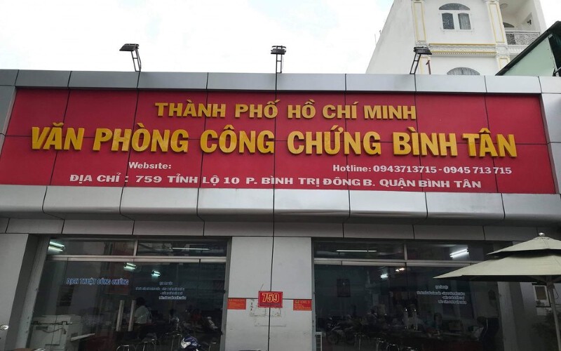 văn phòng công chứng gần nhất