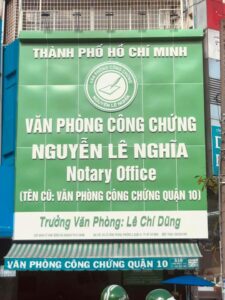 văn phòng công chứng quận 10
