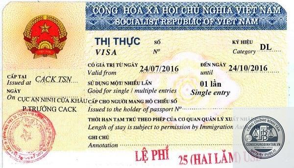 visa du lịch - Hình 1
