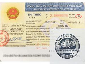 visa lao động