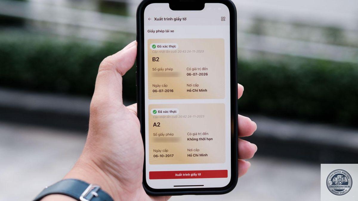vneid c&oacute; thay bằng l&aacute;i xe kh&ocirc;ng - H&igrave;nh 2