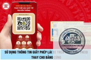 vneid có thay bằng lái xe không