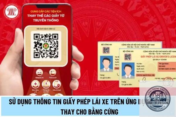 vneid có thay bằng lái xe không