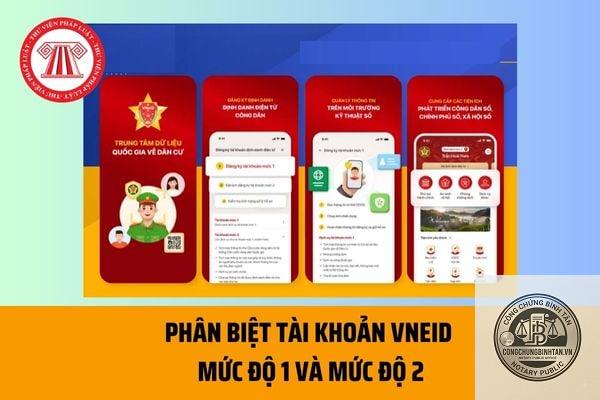 vneid mức 1 làm được gì