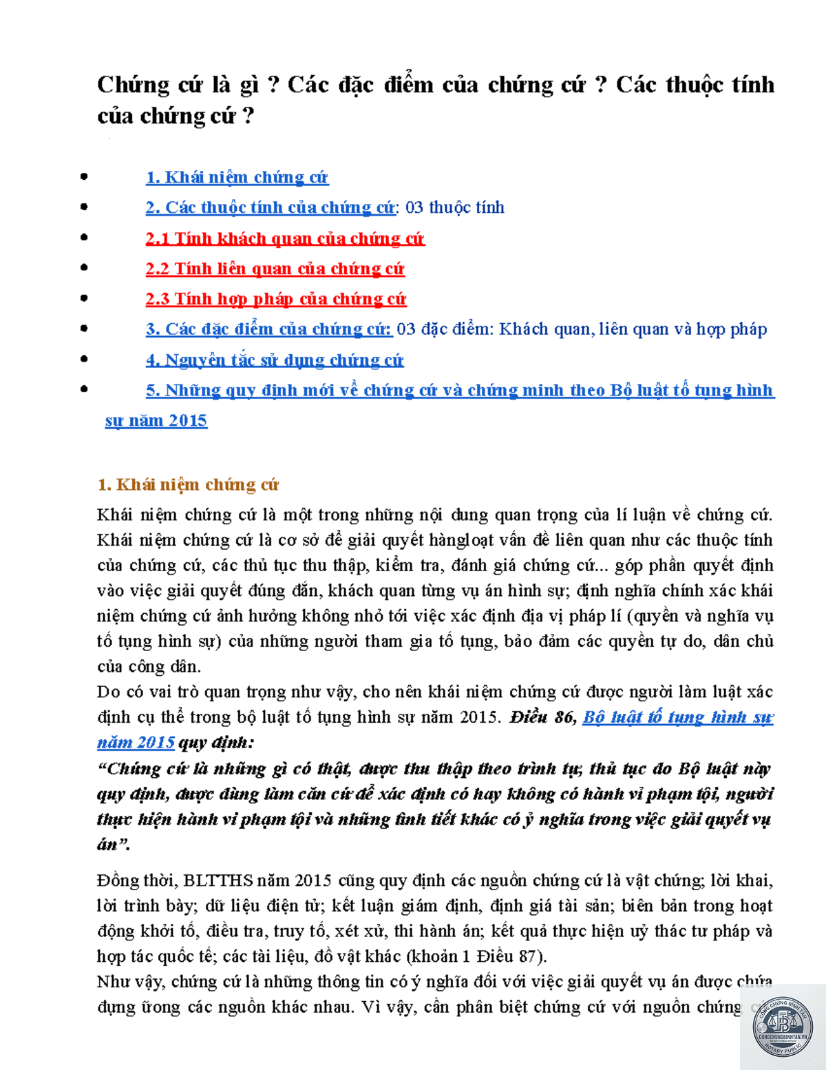 x&aacute;c minh chứng cứ l&agrave; g&igrave; - H&igrave;nh 3