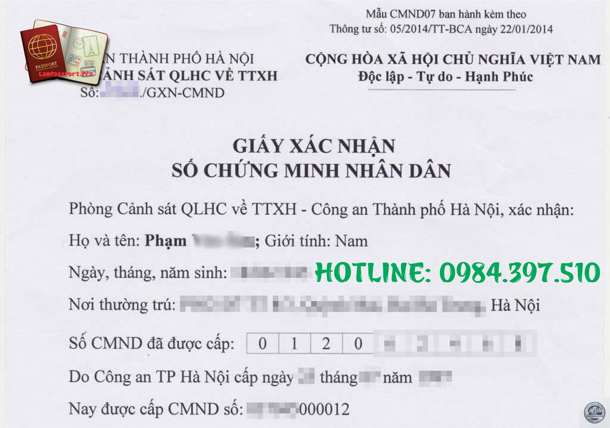 xác nhận hai số căn cước - Hình 2
