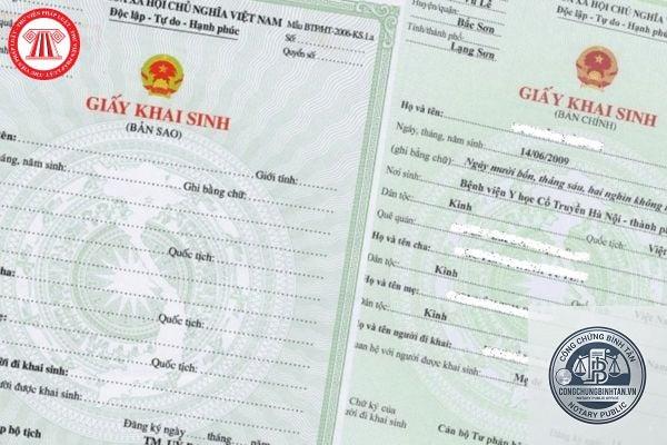xin cấp bản sao giấy khai sinh - Hình 1