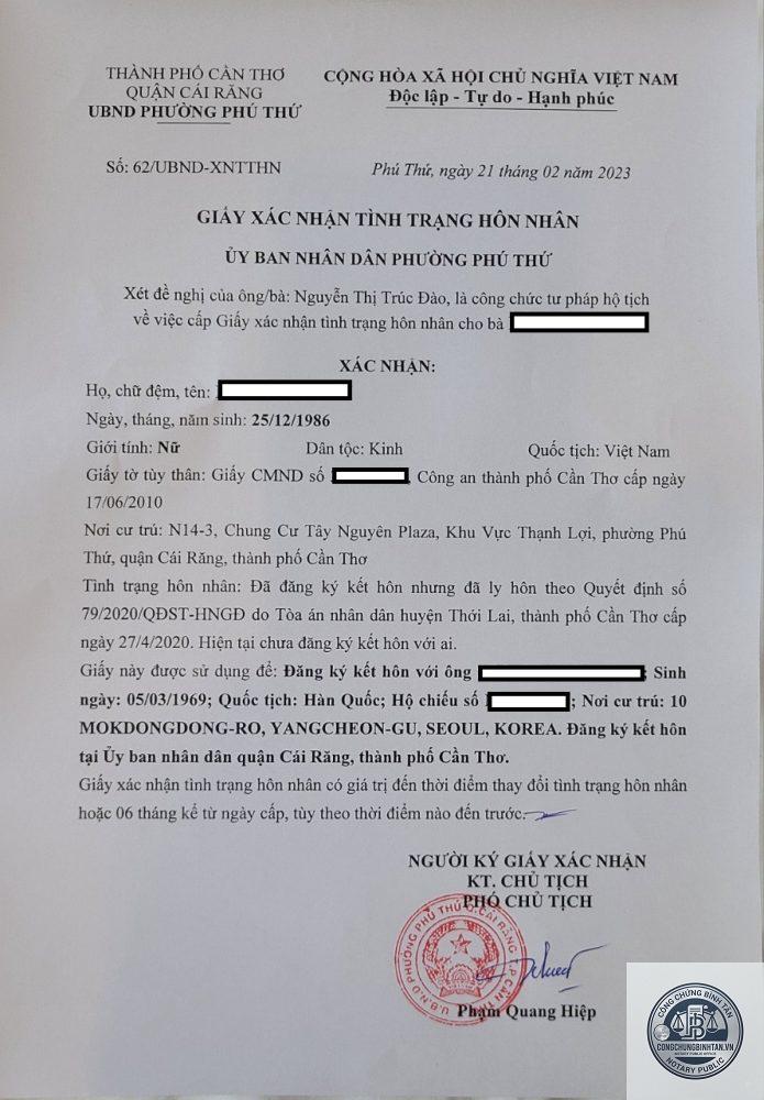 xin lại giấy x&aacute;c nhận t&igrave;nh trạng h&ocirc;n nh&acirc;n - H&igrave;nh 3