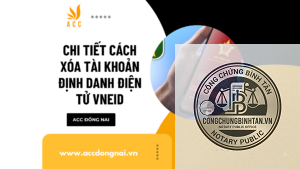 xóa tài khoản định danh điện tử